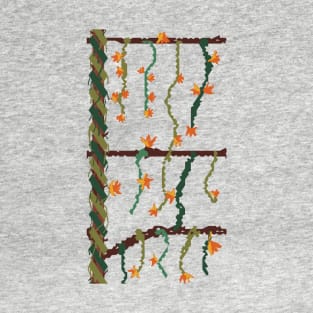 Trunks, branches, leaves and flowers T-Shirt